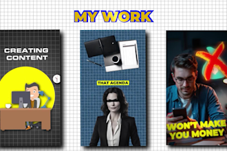 edit your short form content with my motion graphic magic