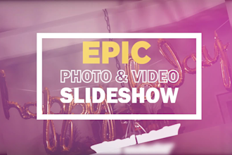 create wedding, birthday, product and photo slideshow video