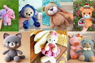 create plushie crochet pattern, amigurumi crochet pattern