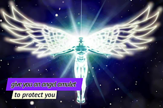 give you an angel amulet to protect you