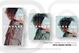 create a catchy vertical instagram shorts and reels video