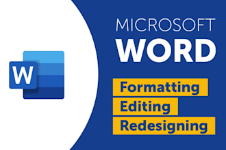 formatting, fix microsoft word document in professional look, develop forms