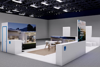 design your 3d trade show booth, exhibition stand