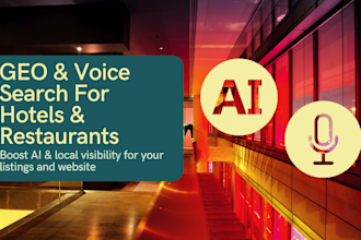 optimize your hotel, cafe or restaurant for GEO and voice search visibility