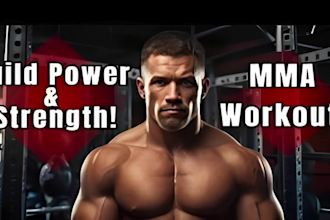 edit high energy MMA video and manage your youtube channel