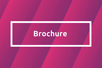 design elegant bifold and trifold brochure in 24 hours