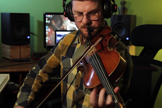 compose and record viola, violin or strings section for you