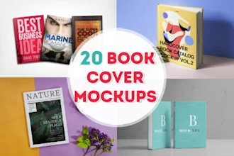 create 3d ebook or book cover mockups for amazon KDP, kindle, ecommerce website