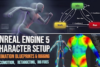 design a custom unreal engine 5 environment and unreal engine game level design