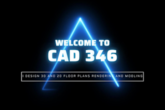 do 3d impressive cad design realistic rendering modeling