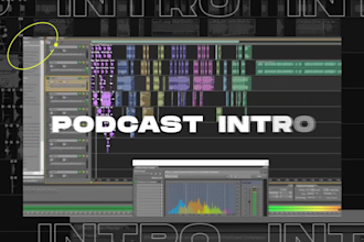 record and produce a pro podcast intro