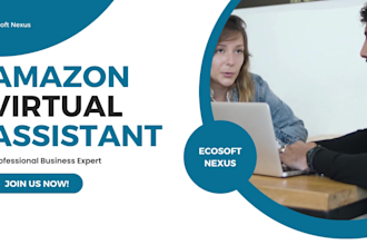 be amazon fba virtual assistant, amazon store account manager, ppc expert va
