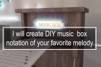 compose DIY music box notation to any song or melody