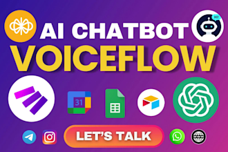 build a voiceflow ai chatbot for your business custom chatbot