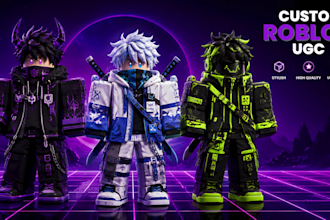 create 3d roblox ugc character custom model, accessory, property for roblox game