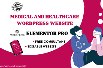 design SEO friendly medical and healthcare wordpress website