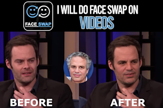 do face swap on videos in less than 24 hours