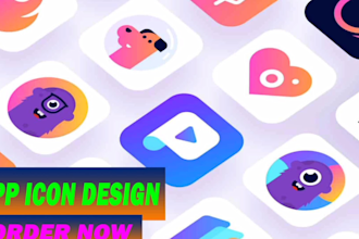design a high quality mobile app icon logo design