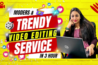 edit videos as pro video and trendy editing
