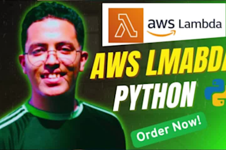 be your aws cloud architect for cloud computing,AWS lambda in python,s3,ec2