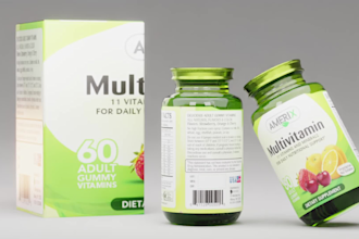 do 3d supplement bottle mockup 3d render for amazon ebay