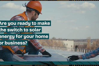 create custom solar panel explainer video ads