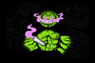 design logo, cannabis, weed, industry, cbd, edibles