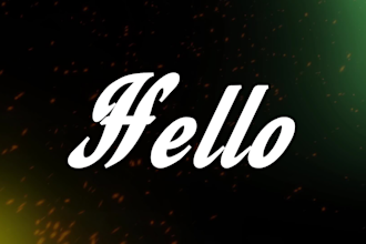 create kinetic typography and handwritten text animation