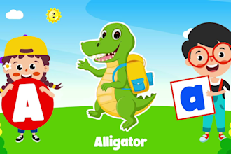 create kids learning videos