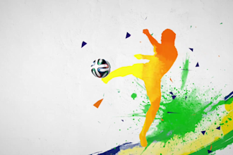 create soccer and football video intro