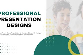 design powerpoint pitchdeck presentations