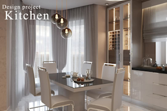 3d design and visualization of your kitchen