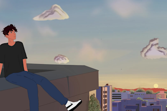 make a 2d cartoon animation video