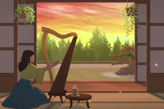 create a lofi loop animation music video for you
