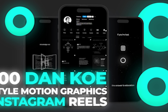 minimalistic motion videos like dan koe for tiktok and instagram