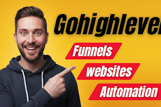 be go high level expert, ghl website and funnel, ghl landingpage, ghl automation