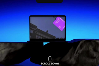 design a modern responsive parallax website with custom animation