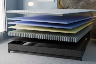 3d mattress animation, 3d bed design, 3d mattress model, 3d exploded view