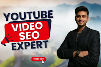 top youtube SEO expert fast channel growth and algorithm ranking