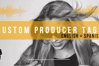 record custom producer voice tags in english or spanish