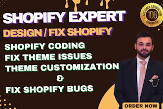 do shopify coding, fix theme issues, liquid, any type of bugs