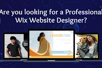 design and redesign wix studio website for development
