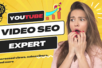 boost your youtube video seo expert promotion and manager