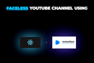 build automated faceless youtube video templates using remotion react