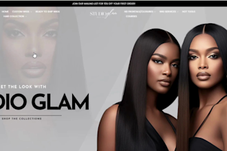 build wix hair extension store wix hair extension website wix dropshipping store