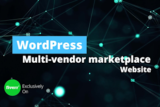 make wordpress multivendor marketplace website or digital download site