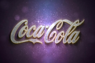 create sparkling and glittering animation for logo or text