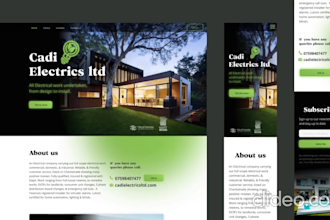 Top 5!  create landing page UI UX design in figma