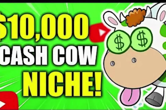 create viral youtube finance video with cash cow channel for monetization