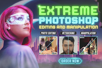 do fantasy adobe photoshop editing and retouching in 1 hour